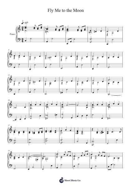 Fly Me to the Moon Partitura de Bart Howard-Arr.Childdy Whitkin