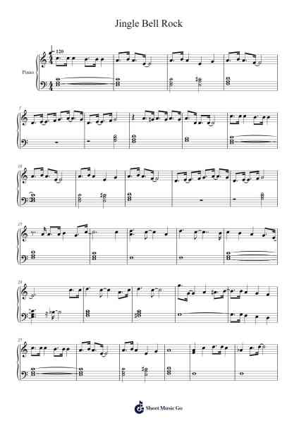 Jingle Bell Rock Sheet Music by Joseph Carleton Beal-Arr.Lenshaw