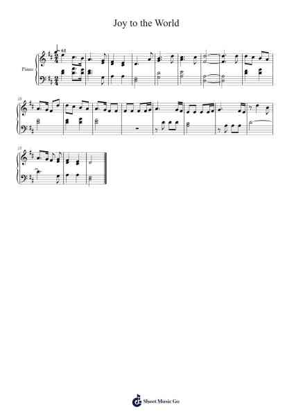 Joy to the World Sheet Music by Georg Friedrich Händel-Arr.Barias Raborn