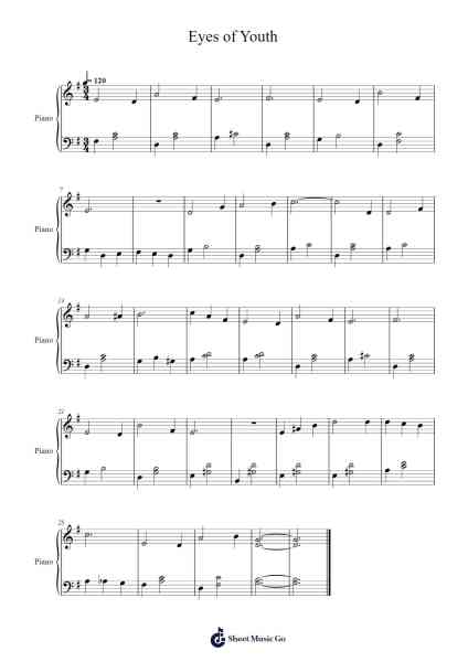 Eyes of Youth Sheet Music by Irving Berlin-Arr.Leethey Yvetteroll