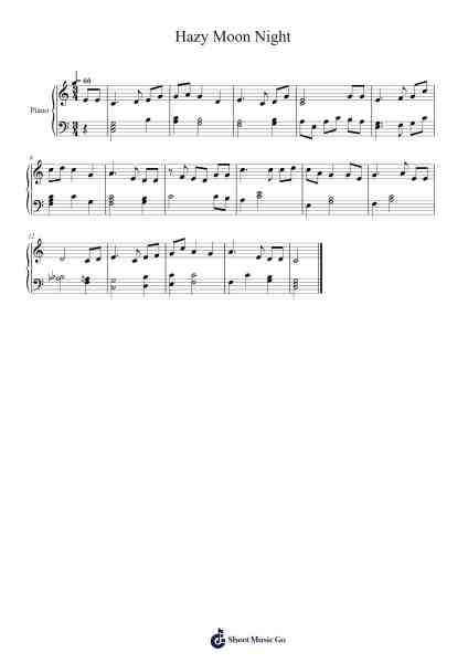 Hazy Moon Night Sheet Music by Teiichi Okano-Arr.Judmons Bairdchel