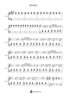 Rooftop Sheet Music by Nico Santos-Arr.Kylenus Minruth