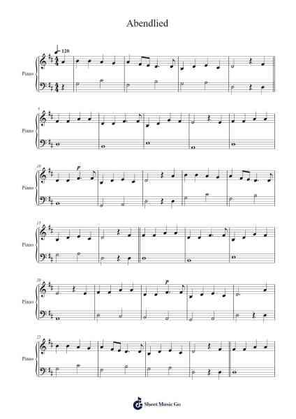 Abendlied Partitura de Detlev Jöcker-Arr.Greyscott Auswill