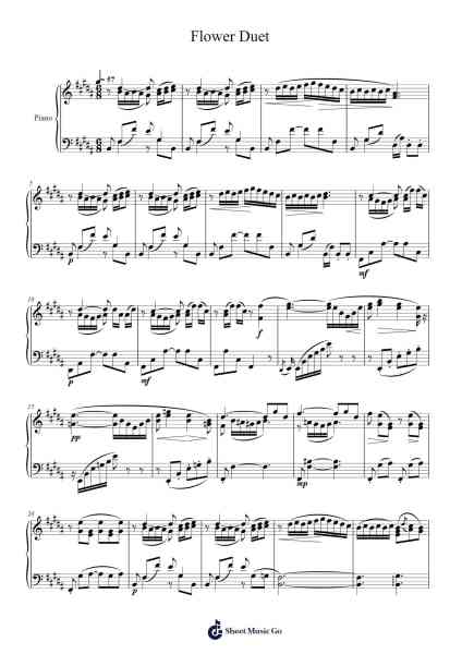 Flower Duet – Lakmé Sheet Music by Léo Delibes-Arr.Humbart Browningboyd
