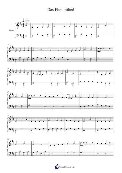 Das Flummilied Sheet Music by Detlev Jöcker-Arr.Bonrian Vanqe