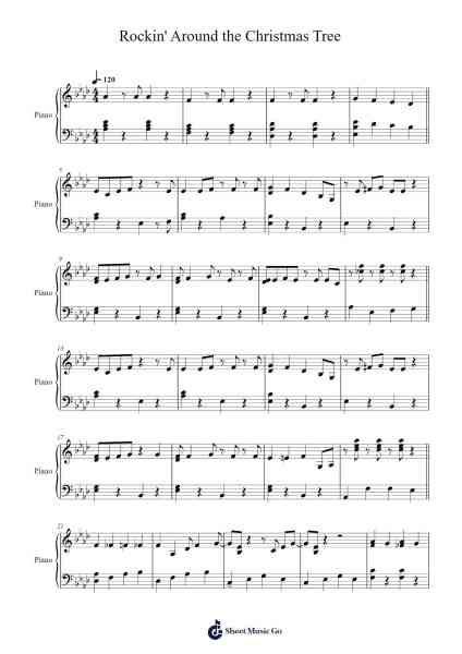 Rockin' Around the Christmas Tree Sheet Music by Brenda Lee-Arr.Lencher Jameswyatt