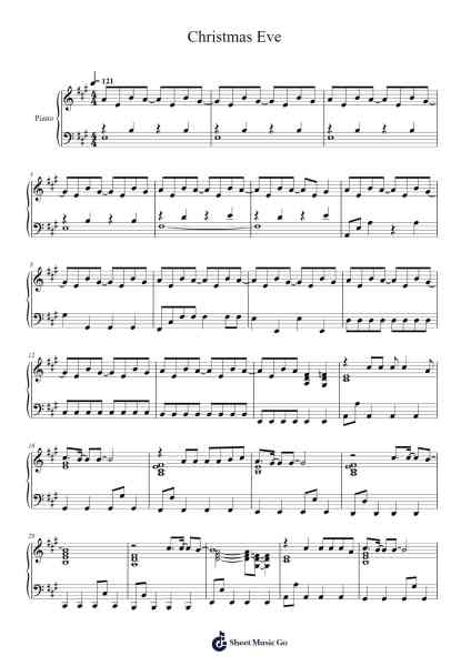 Christmas Eve Sheet Music by Tatsuro Yamashita-Arr.Nickkirk Inje