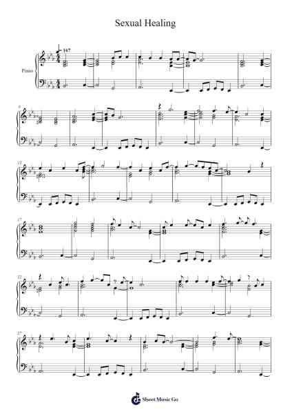 Sexual Healing Sheet Music by Marvin Gaye-Arr.Sylgou