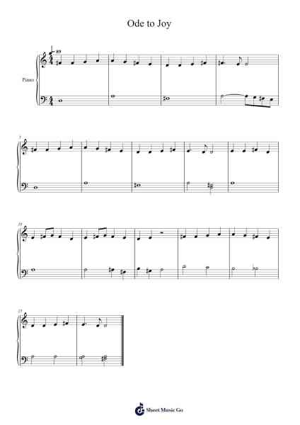 Ode to Joy – Symphony No. 9 Sheet Music by Ludwig van Beethoven-Arr.Stechill Argale