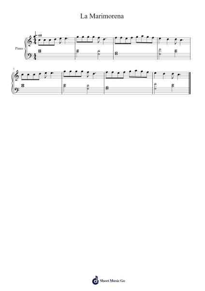 Ande, ande, ande, la marimorena Sheet Music by Spanish Traditional-Arr.Humglas Leathus
