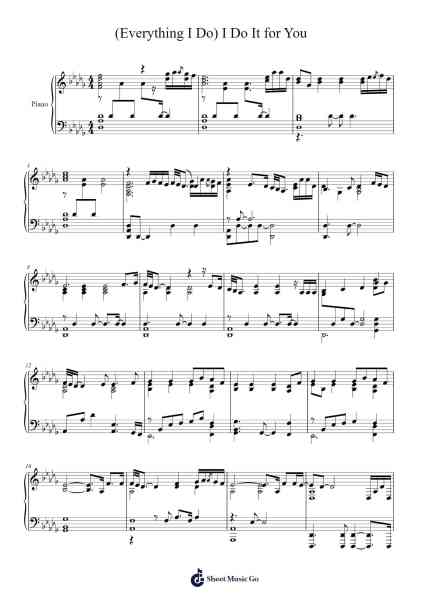 (Everything I Do) I Do It for You Partitura de Bryan Adams-Arr.Leeles Stoweser
