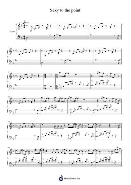 Sexy to the point Partitura de Ariana Grande-Arr.Cranethe Dougledk