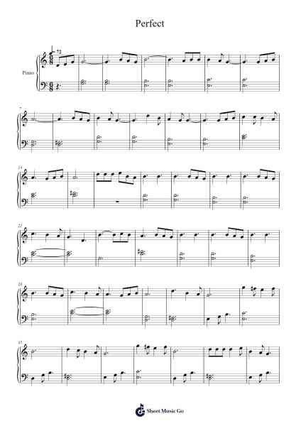 Perfect Sheet Music by Ed Sheeran-Arr.Virwey Bloornid