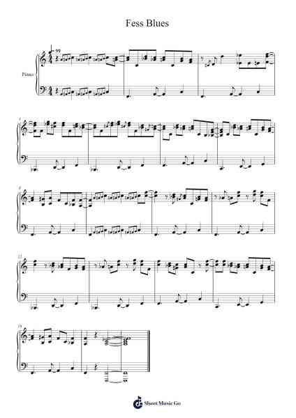 Fess Blues Partitura de Arthur Migliazza-Arr.Pomeo Walshbee