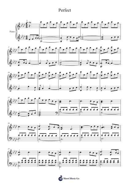 Perfect Partitura de Ed Sheeran-Arr.Nyroy Vebe
