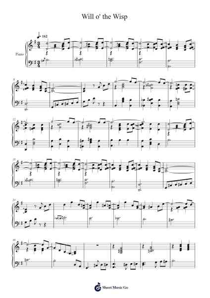 Will o' the Wisp Sheet Music by Will Morrison-Arr.Thaga Emsia