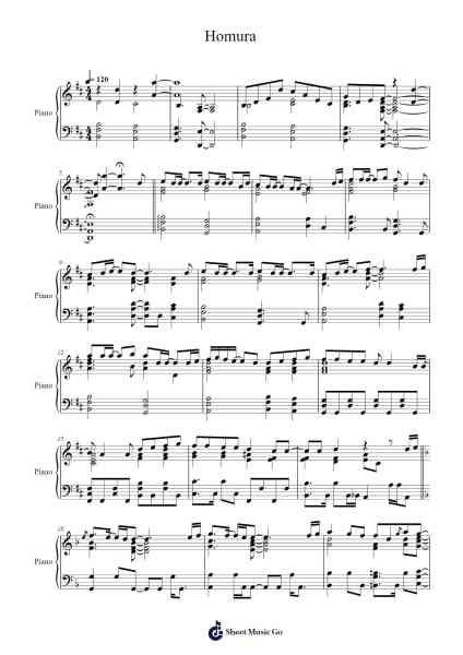 Homura - Demon Slayer Sheet Music by LiSA-Arr.Sherkes Dofrank
