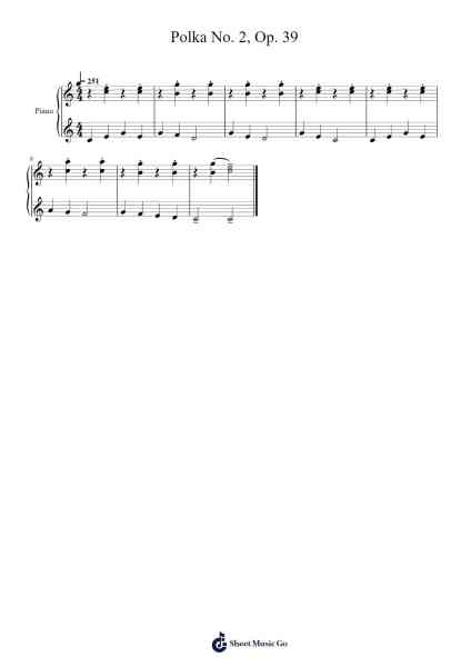 Polka No. 2, Op. 39 Sheet Music by Dmitry Kabalevsky-Arr.Bamia