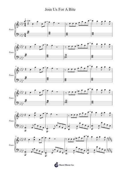 FNAF – Join Us For A Bite Sheet Music by JT Music/Andrea Storm Kaden-Arr.Spenborg