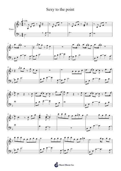 Sexy to the point Sheet Music by Ariana Grande-Arr.Luda Gaian
