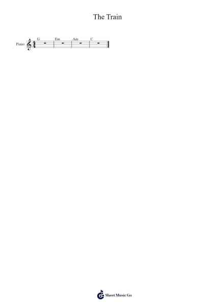The Train Sheet Music by Brian Cullen-Arr.Lautus Phichad