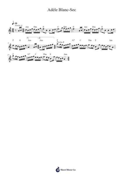 Adèle Blanc-Sec Sheet Music by Frédéric Paris-Arr.Trismark