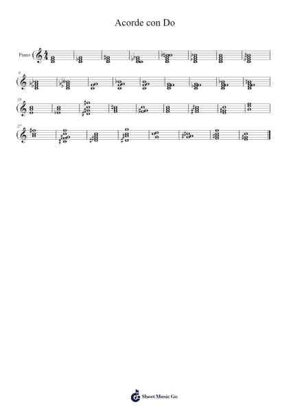 Acorde con Do Sheet Music by Theolen-Arr.Campnah