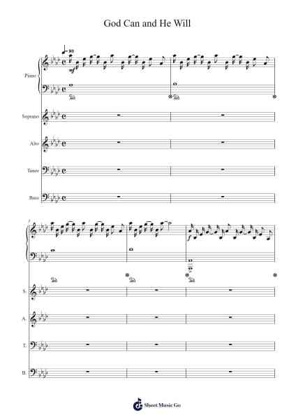 God Can and He Will Sheet Music by Ira Katriel Nunag-Arr.Dunnie Hazme
