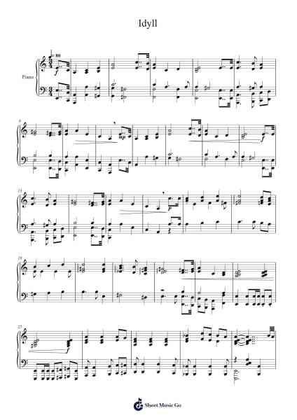 Idyll 乐谱由 Dalton Fitzgerald - 编曲 Norgiles