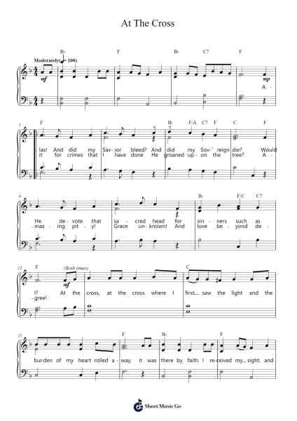 At The Cross Sheet Music by Isaac Watts-Arr.Fordlome