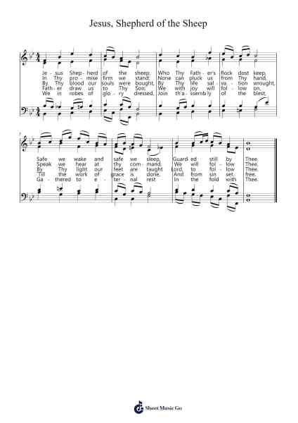 Jesus, Shepherd of the Sheep Sheet Music by Stellhorn-Arr.Pearroe