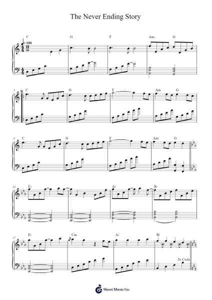 The Never Ending Story Sheet Music by Limahl-Arr.Keyjean Leighmuel
