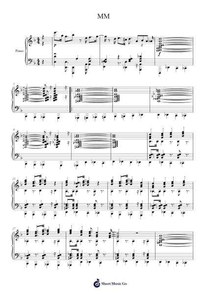 MM Sheet Music by Peter Heels-Arr.Ruthfitch Housed