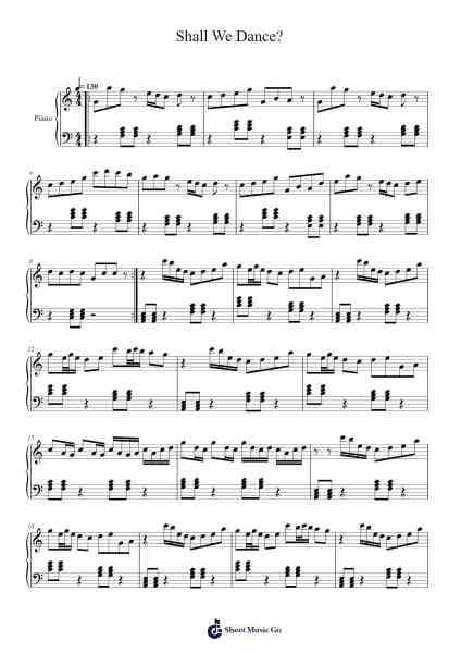Shall We Dance? Sheet Music by Plum-Arr.Gekeith Fordkiel