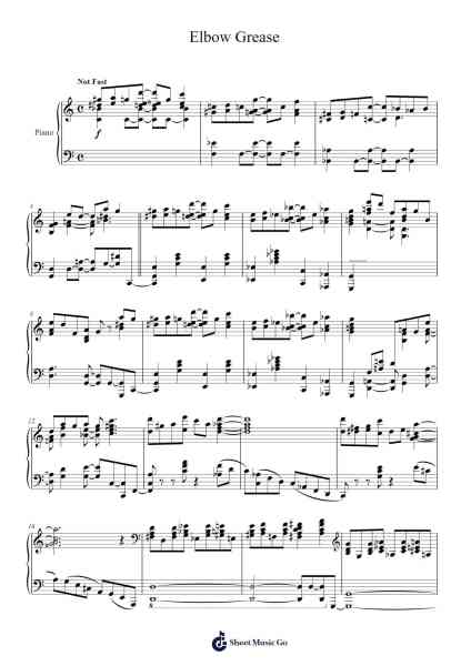 Elbow Grease Sheet Music by Tom Brier-Arr.Hawhe