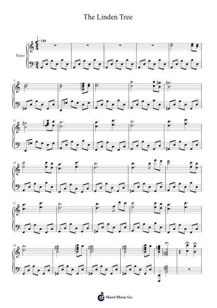 The Linden Tree Sheet Music by Berwilde-Arr.Hooters Xenie