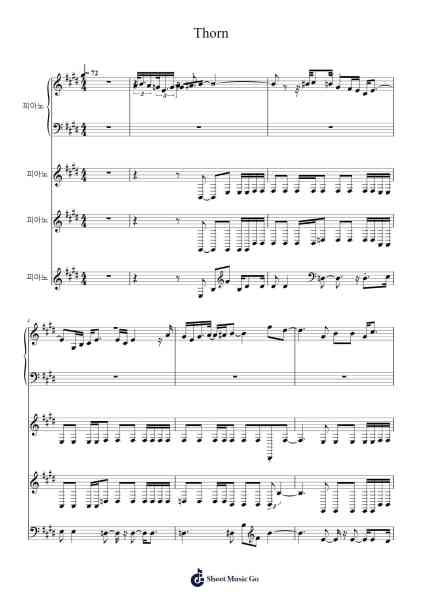 Thorn Sheet Music by BUZZ (버즈)-Arr.Bartrhys Shelcie