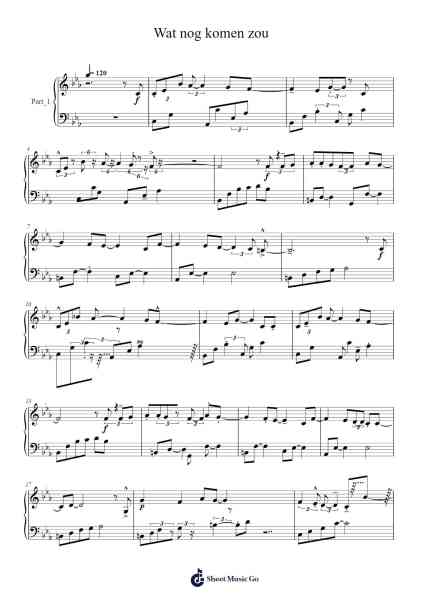 Wat nog komen zou Sheet Music by Bart Peeters-Arr.Derkins