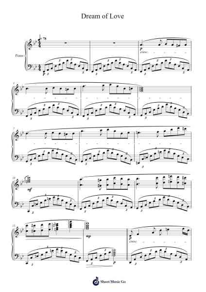 Dream of Love Sheet Music by Masao Aichi-Arr.Joycelup