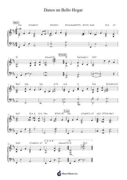 Danos un Bello Hogar Sheet Music by B.B. McKinney-Arr.Dilliz Woolfsil