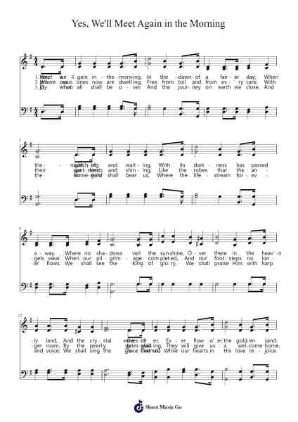 Yes, We'll Gather at the River Sheet Music by George Frederick Root-Arr.Halemorse