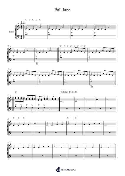 Ball Jazz Sheet Music by Laudenir B. Souza-Arr.Pullamb
