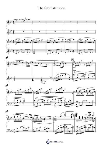 The Ultimate Price Sheet Music by Evan Call-Arr.Sampcon Mevans