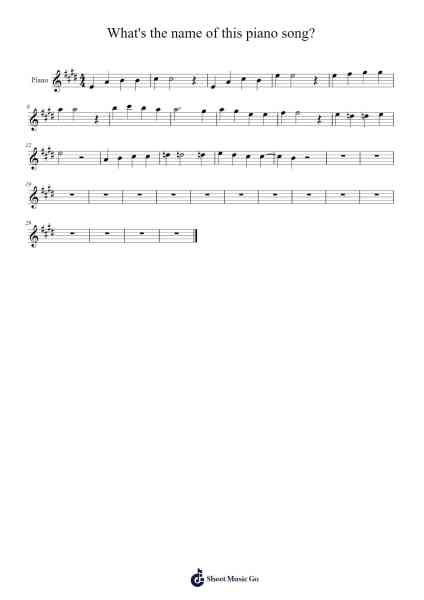 What's the name of this piano song? Sheet Music by undefined-Arr.Sibylvier Bilbins