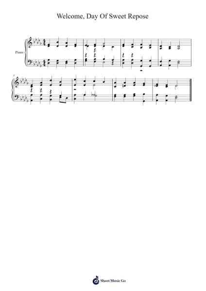 Welcome, Day Of Sweet Repose 樂譜由 Kwame Nimako Acheampong - 編曲 Blandel