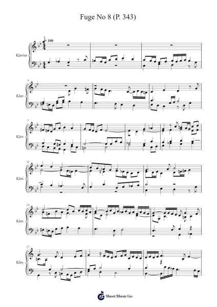 Magnificat septimi toni: Fugue No. 8 Sheet Music by Johann Pachelbel-Arr.Joshgins Widred