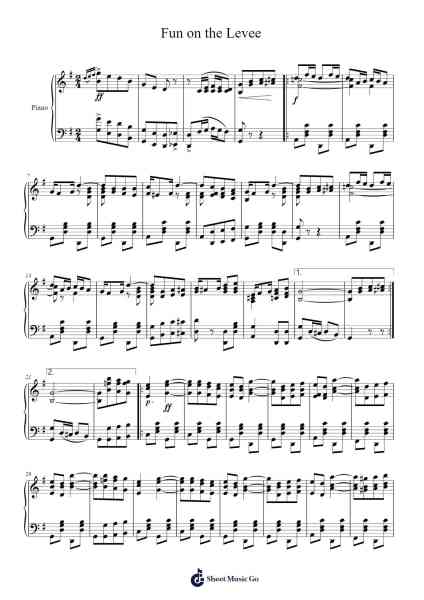 Fun on the Levee Sheet Music by Charles L. Johnson-Arr.Sidser