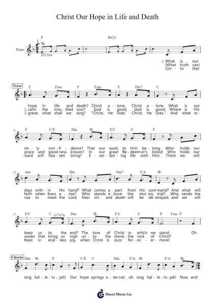 Christ Our Hope in Life and Death Sheet Music by Keith and Kristyn Getty/Jordan Kauflin/Matt Boswell/Matt Papa/Matthew Merker-Arr.Wilhelker Croftsdrew