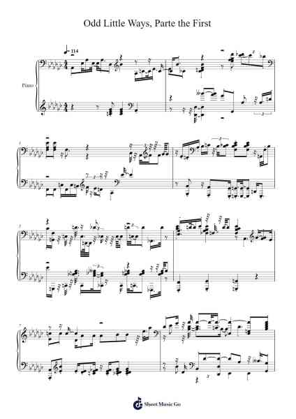 Odd Little Ways, Parte the First Sheet Music by Doug Stoothoff-Arr.Vicbuck Orboyle