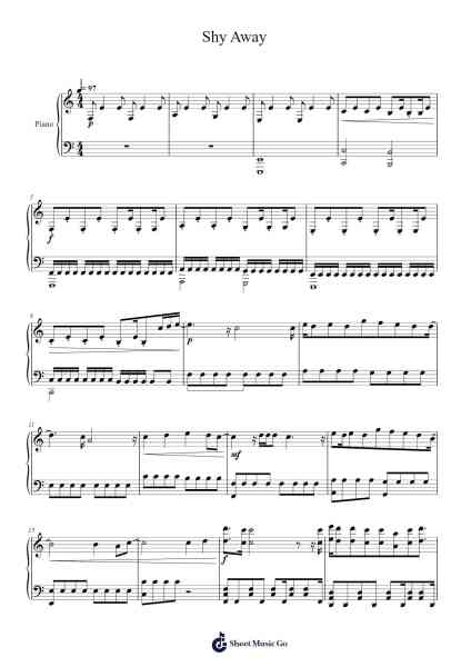 Shy Away Sheet Music by Twenty One Pilots-Arr.Saxbraith